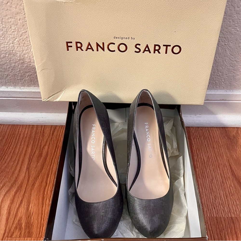 Franco Sarto Cicero Charcoal Grey Heel